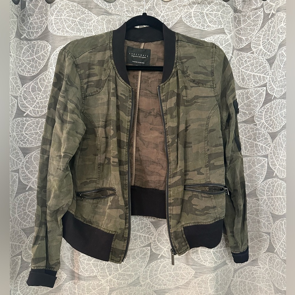 Sanctuary camouflage crop jacket